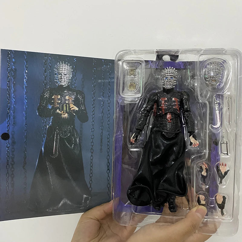 Figura NECA Hellraiser, lo desgarrará tu alma, figura de acción definitiva Pinhead, colección móvil de PVC, juguete, regalos de cumpleaños