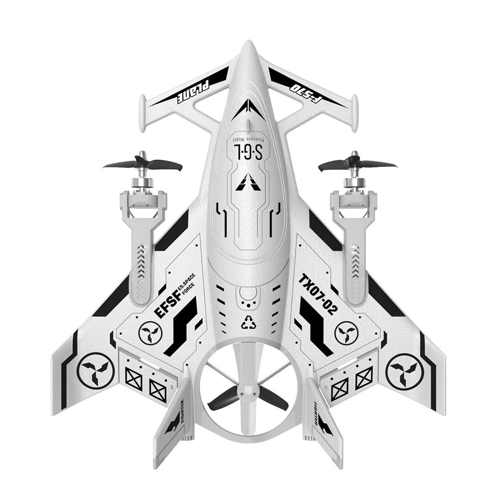 9IMOD RC avión SG-F35 acrobático Fighterc 8 canales Material EPP giros de 6 ejes 2,4G vuelo de 3 modos 200M 2 velocidades planeador sin escobillas