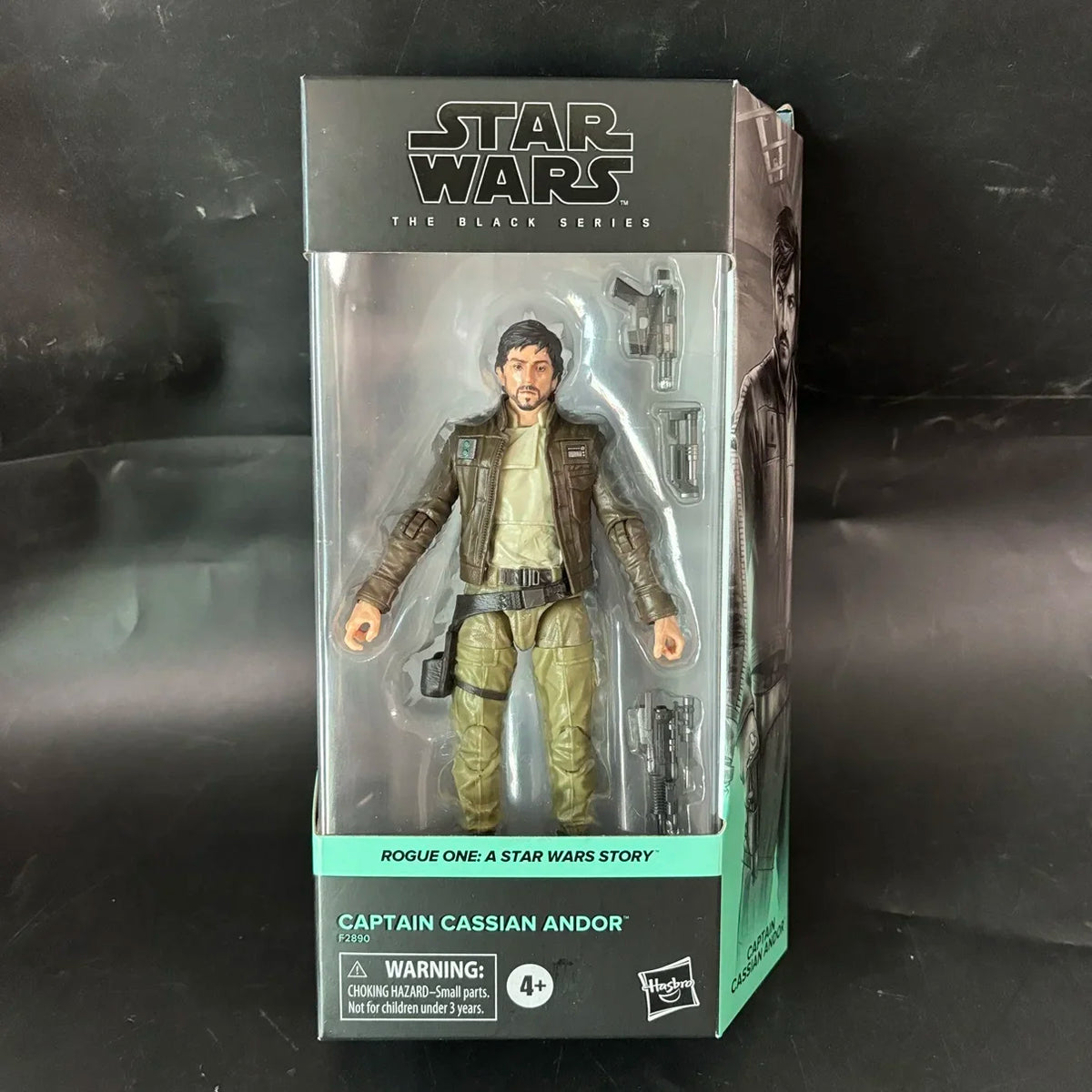 Hasbro Star Wars serie negra Obi-Wan Darth Vader Cal Kestis Boba Fett Luke Mandalorian figura de acción modelo juguete para regalo