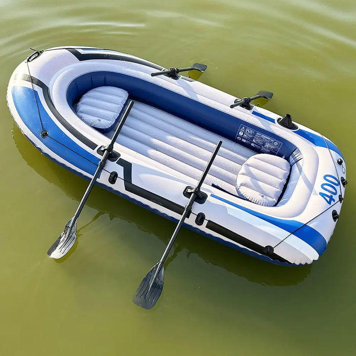 Bote Inflable Resistente para Pesca, Kayak de PVC Reforzado, Dinghy para Exteriores, Bote para Natación y Pesca con Cebo