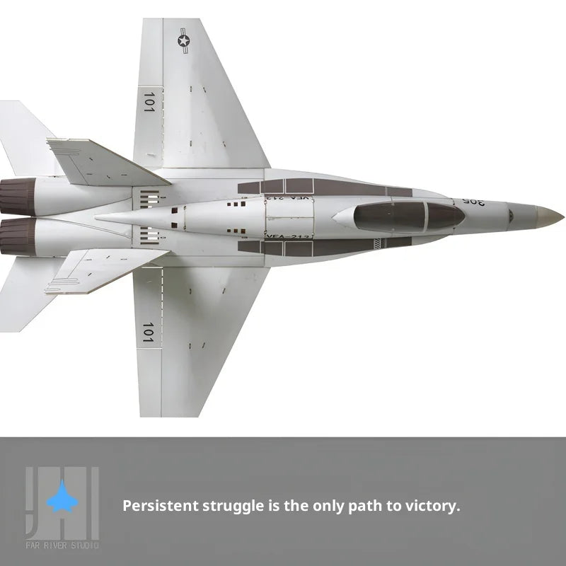 Nuevo Avión modelo de ala fija Rc con control remoto F18 Hornet doble 30 canales modelo de avión ensamblado con control remoto