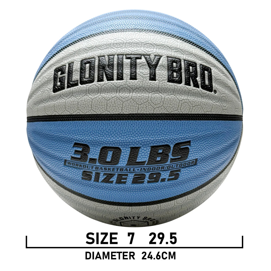 Baloncesto de entrenamiento pesado para interiores y exteriores, 28,5 "/29, 5", 2,2 libras/3 libras, baloncesto ponderado antideslizante para goteo, paso, habilidad de rebote