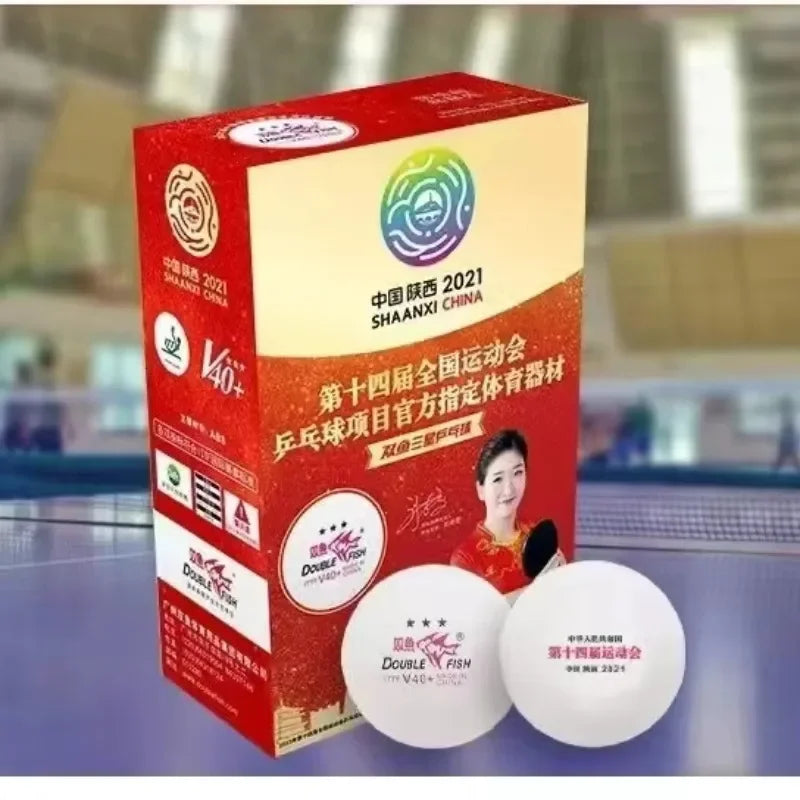 Pelota de tenis de mesa WTT de 3 estrellas, doble pez (pelo oficial WTT), pelotas de Ping Pong originales de 3 estrellas, novedad de 2021/2022/2023/2024