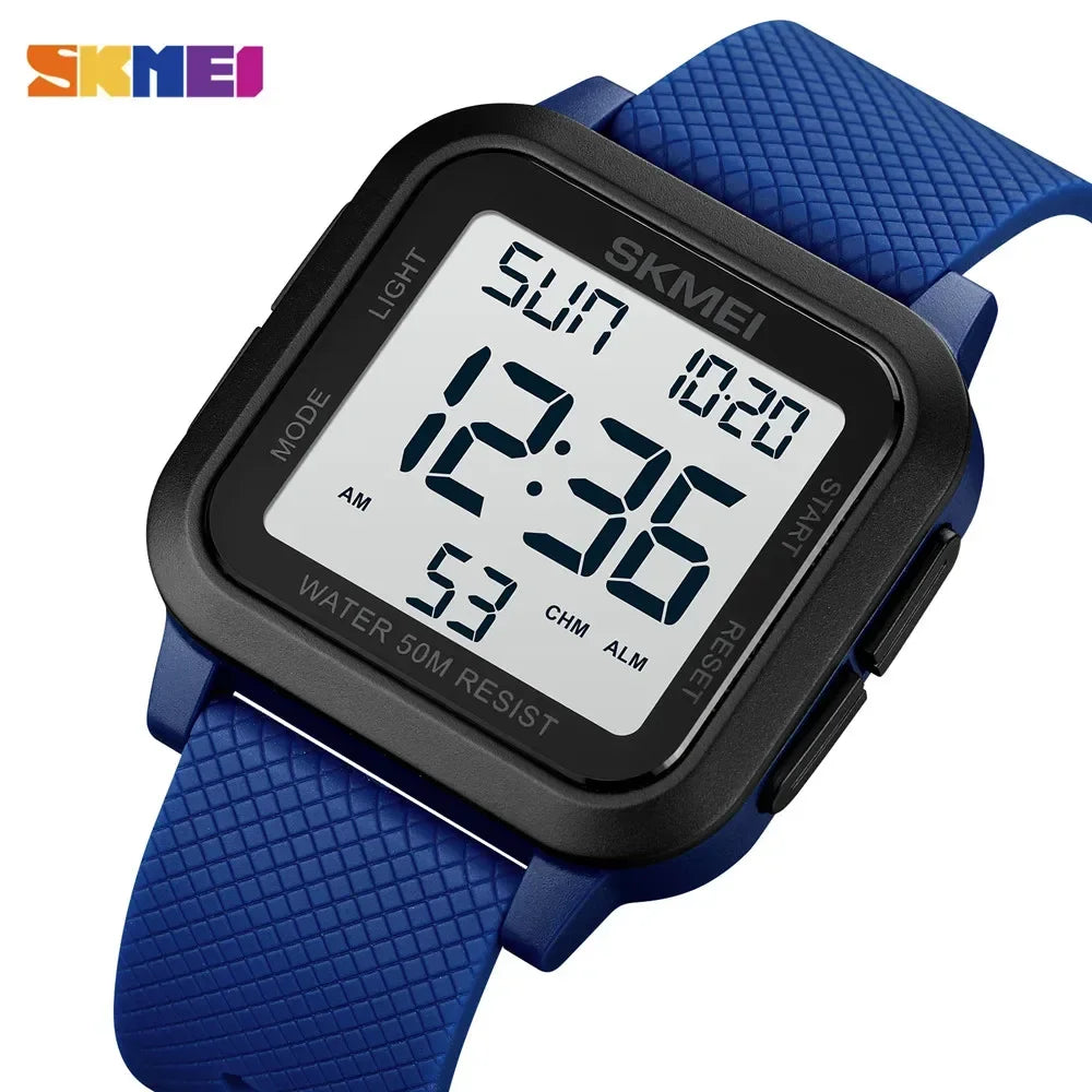Reloj digital militar SKMEI 1894 para hombre, resistente al agua, reloj deportivo electrónico a prueba de golpes, con cuenta regresiva 1841 Montre Homme
