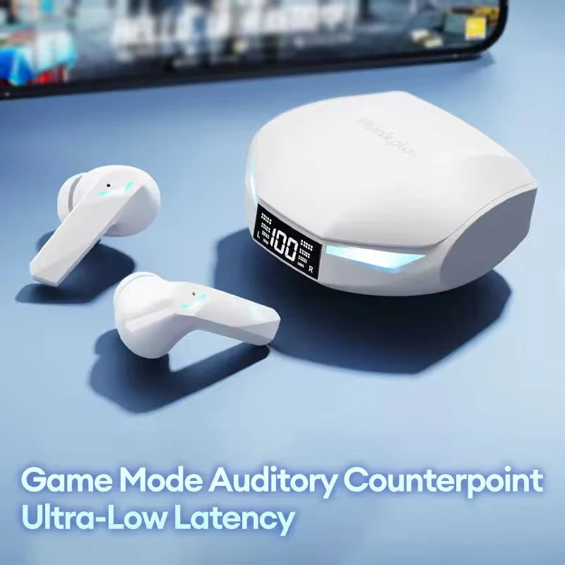 Lenovo New  XT53 Bluetooth V5.4 Earphones LED Power Display Gaming Headphones Waterproof Anti-sweat Upgraded Wireless Earbud