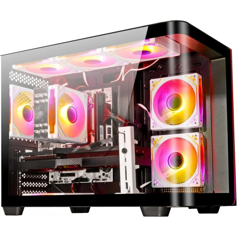 Computadora de Escritorio para Juegos, Core i9-13900HX, GeForce RTX 5060, 32GB DDR5 RAM, 1TB NVMe SSD, Wi-Fi 6, 7 Ventiladores RGB - Lo Último en Tecnología
