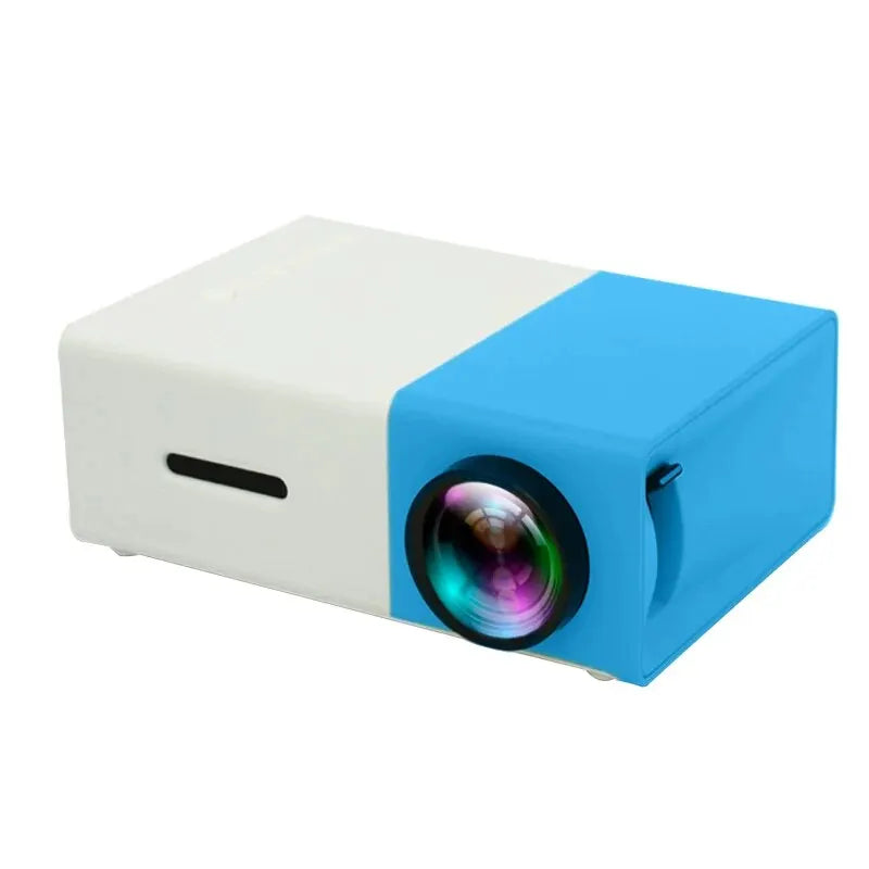 Mini proyector LED YG300, versión mejorada, 1000 lúmenes, 320x240P, compatible con HDMI, Audio USB, reproductor multimedia para el hogar