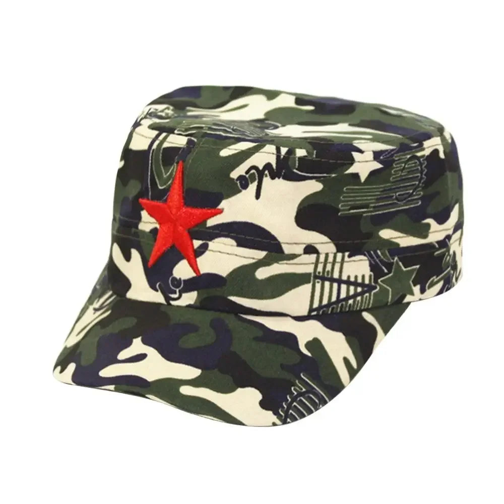 Gorra de algodón unisex para hombre, primavera, verano, playa, al aire libre, calle, estilo urbano, sombrero de sol con estrella roja, dropshipping