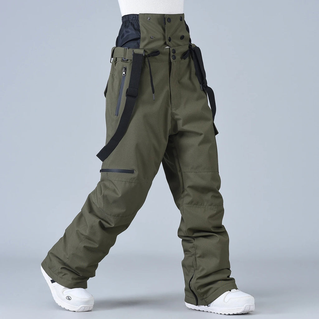 Nuevo, hombres y mujeres, pantalones de nieve con protección de cintura, pantalones de nieve de Snowboard, ropa de esquí, pantalón de traje de esquí, pantalones de snowboard