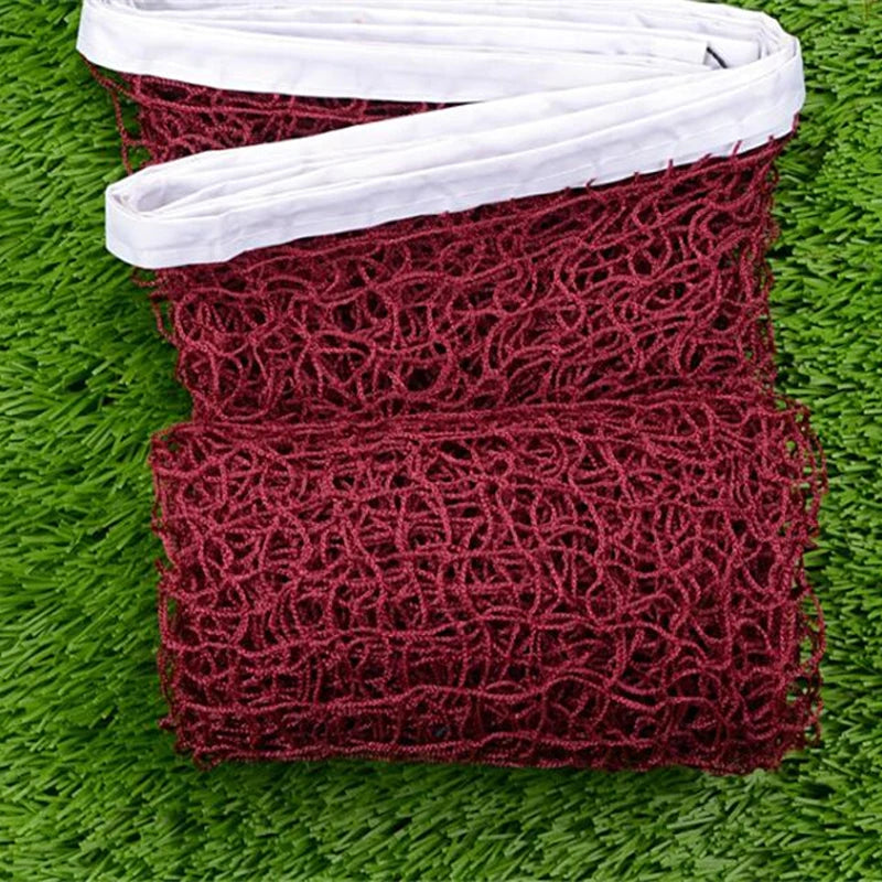 Malla de entrenamiento profesional, red de bádminton estándar, red deportiva para banda para el sudor al aire libre, reemplazo de red de tenis y voleibol, 6,2x0,64 M