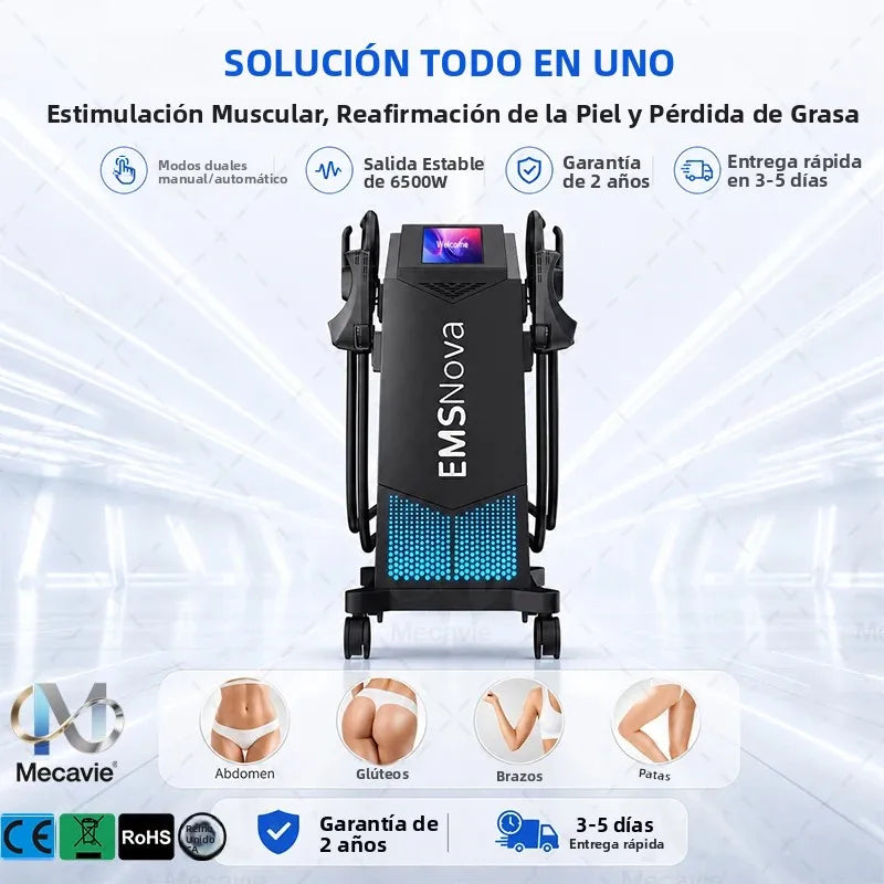Máquina de Escultura Corporal RF Neo de 6500W y 200HZ, Quema Grasa Corporal, Estimula los Músculos, Ideal para SPA, Pérdida de Peso, Electromagnética, Segura