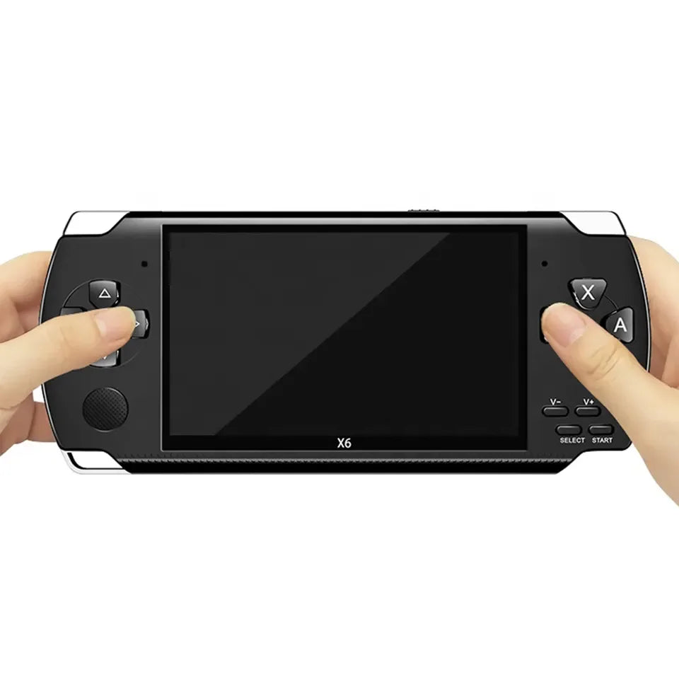 Consola de juegos Retro portátil X6, PSP como compatible con salida de TV, caja de juegos, Mini reproductores de videojuegos portátiles de código abierto