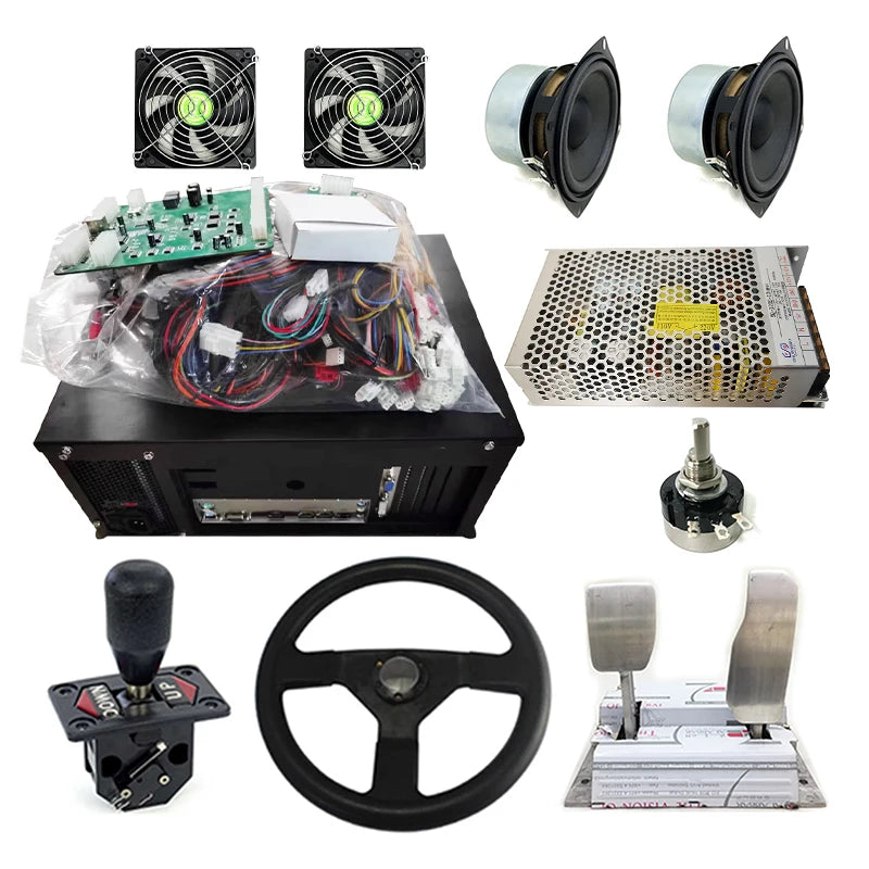 Dirty Drivin-máquina de juego Arcade, Kit completo de simulación de conducción de vídeo operado con monedas, juego de carreras de coches, Kit de Arcade