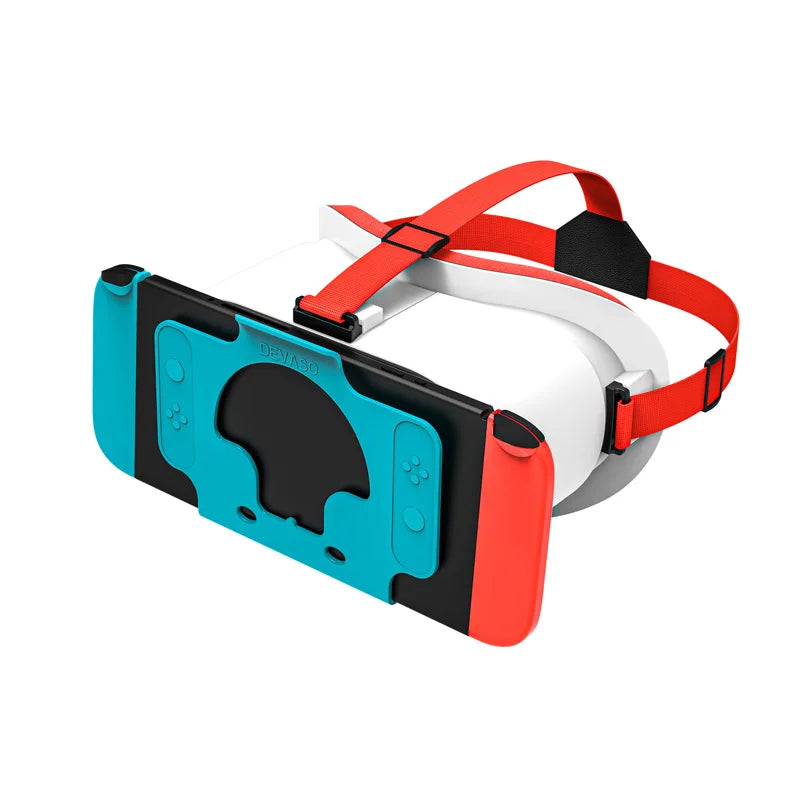 Auriculares VR mejorados para Nintendo Switch y Switch OLED, gafas de realidad virtual Switch con lentes HD ajustables y cómodos