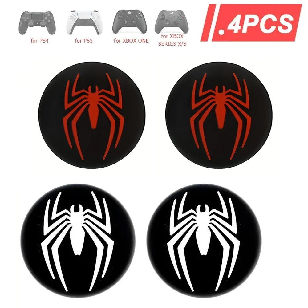 2/4 unidades de fundas de agarre para joystick analógico para Switch/PS4/PS5/PS3, cubierta de silicona para accesorios de mando de Xbox Series X S/Xbox360