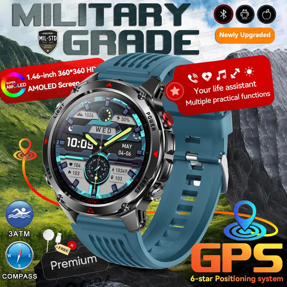 Reloj inteligente con GPS Forerunner 570, sumergible 3ATM, pantalla AMOLED, GNSS multibanda, brújula, altímetro, linterna, reloj deportivo inteligente para hombre