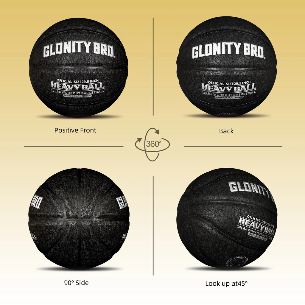 3LBS/2.2LBS 29,5 "/28,5" Pu peso entrenamiento especial baloncesto pesado para mejorar el exterior entregando habilidades de paso de goteo