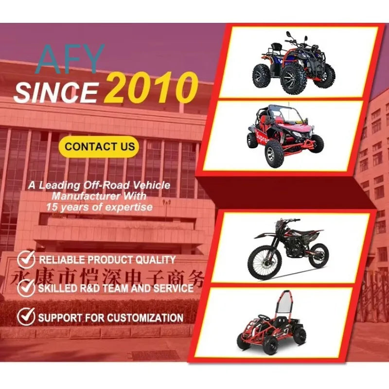 Nuevo ATV, Buggy Todoterreno, Motocicleta Quad Automática de 250cc, para Montaña, Playa y Carretera
