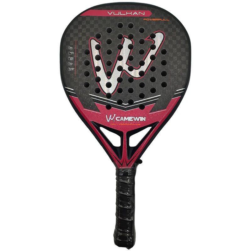 La nueva raqueta de Padel de fibra de carbono de 12K, raqueta de Padel de EVA con núcleo de espuma viscoelástica elástica, raqueta de tenis de playa, raqueta de Padel de fibra de carbono