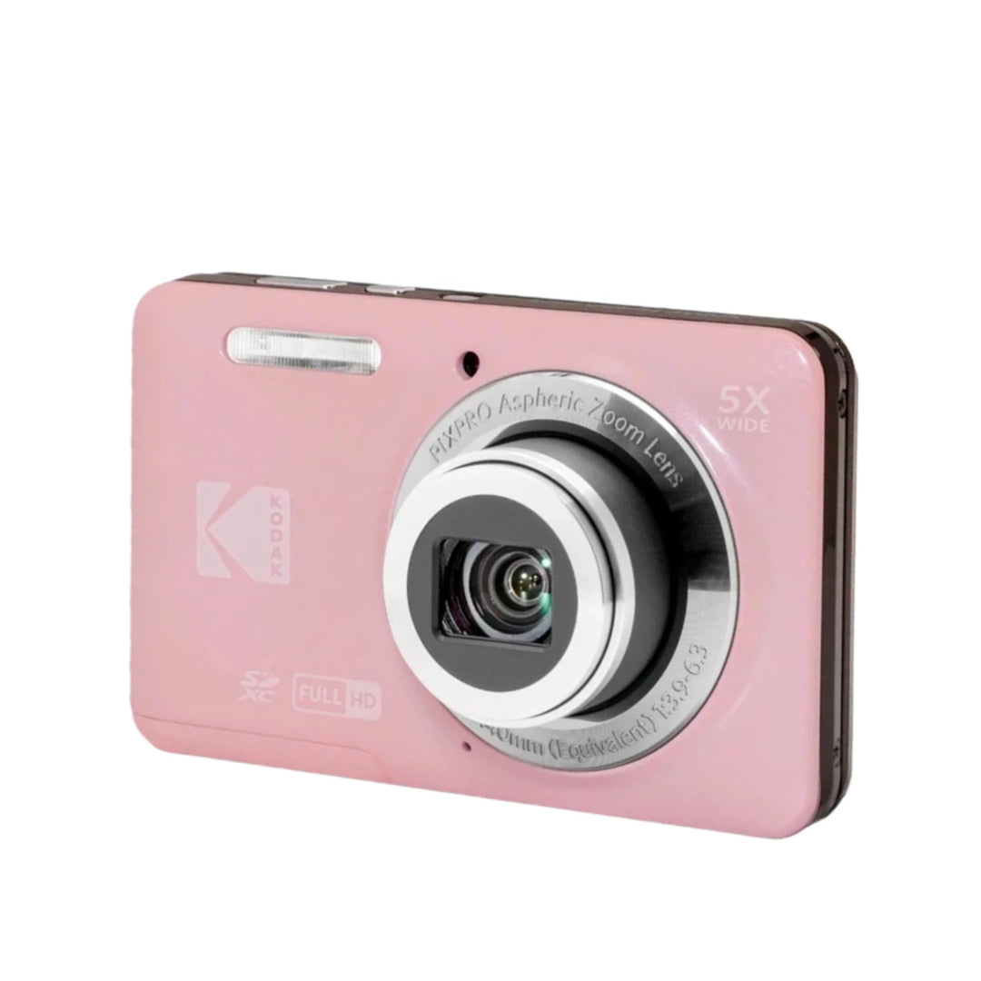 Cámara Digital Genuina KODAK PIXPRO FZ55 de 16MP, Zoom Óptico 5X, Gran Angular de 28mm, Video Full HD 1080P, Pantalla LCD de 2.7&
