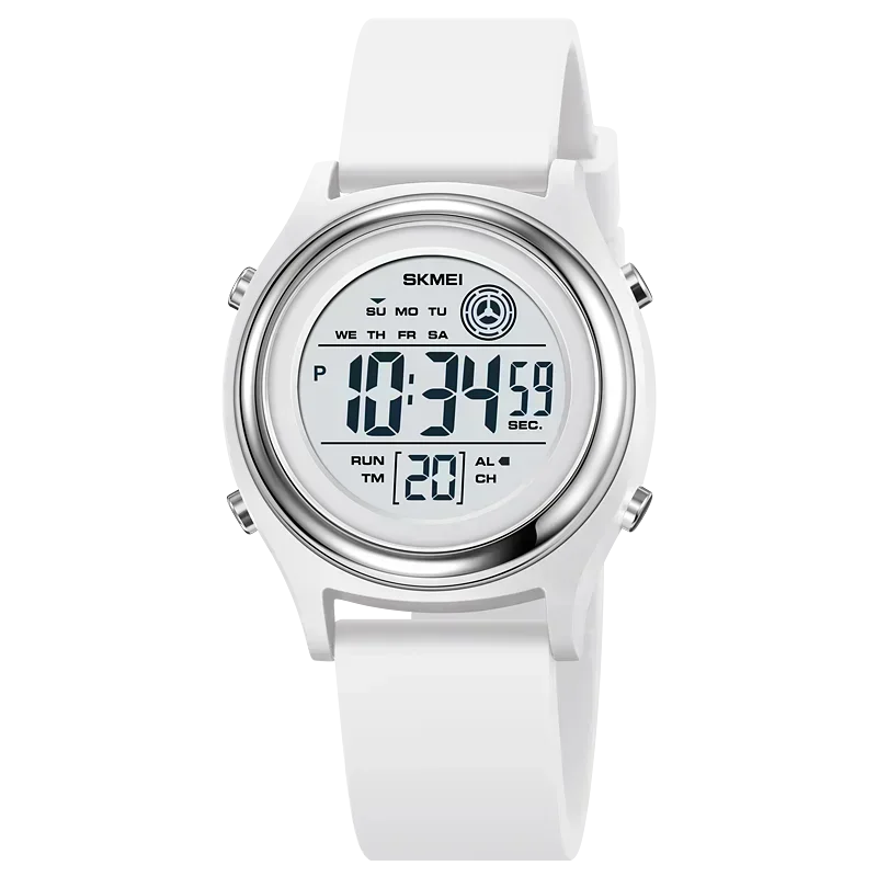 SKMEI Lujo Impermeable Resistente a Golpes Deportivo con Cuenta Regresiva Reloj Digital de Pulsera para Mujer Cronómetro Señora Niña Relojes 2094