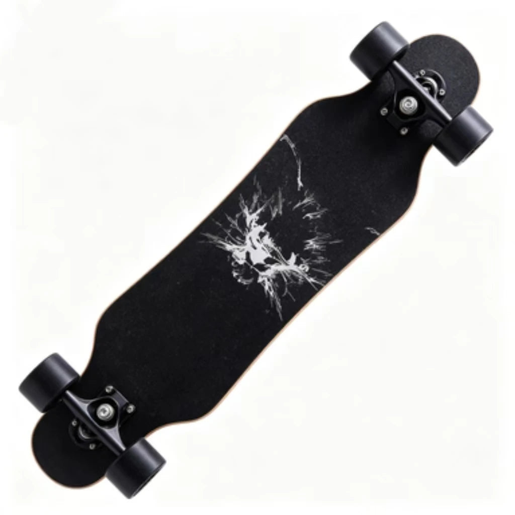Patineta de 80 cm con cuatro ruedas, tabla de baile, para adultos, para calle, profesional, para principiantes, freestyle, patineta de doble kick.
