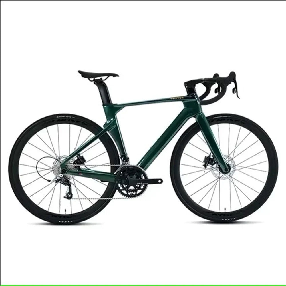 Bicicleta de carretera de fibra de carbono T800 TWITTER R5pro 2026 con transmisión electrónica EDS-TX7100 de 24 velocidades y frenos de disco hidráulicos
