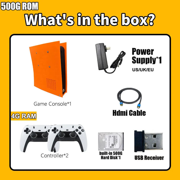 Nueva Consola de Juegos Retro M88 4K HD con Más de 85000 Juegos Integrados, Más de 60 Emuladores para PS2, WII, XBOX, NGC, SS, N64, Hasta 4 Controles, 4 Jugadores