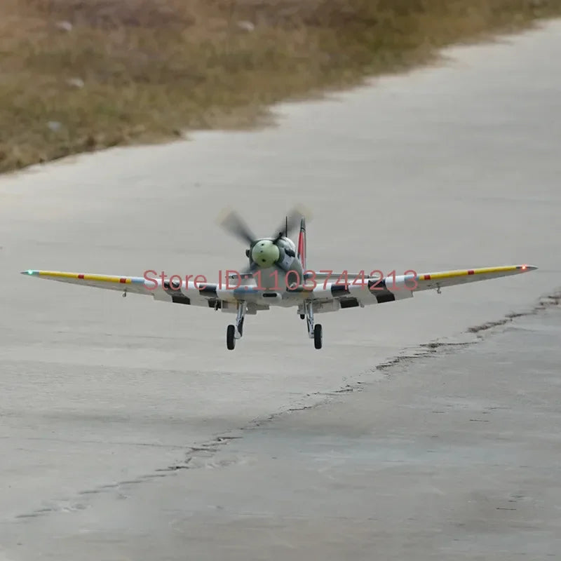 Modelo Xfly RC Spitfire Fighter, Avión Eléctrico de Ala Fija con Envergadura de 1200 mm, Modelo Ensamblado para Aficionados Adultos