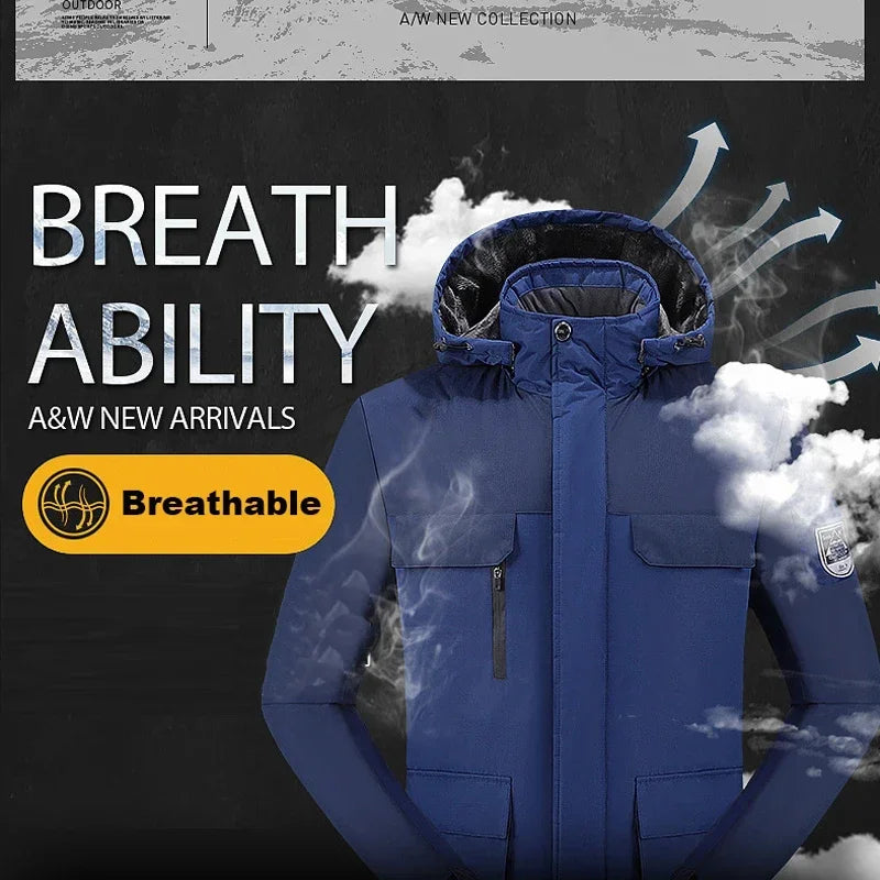 Nuevo traje de esquí de invierno para hombre, térmico, para actividades al aire libre, resistente al viento e impermeable. Conjunto de pantalones de esquí y chaqueta de forro polar para esquí y snowboard.