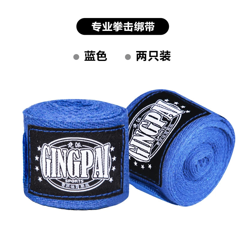 Vendaje de boxeo de algodón elástico, Protector de manos, envoltura de muñeca, banda de mano, Fitness, Sanda, Muay Thai, Karate, puño deportivo, 3/5M