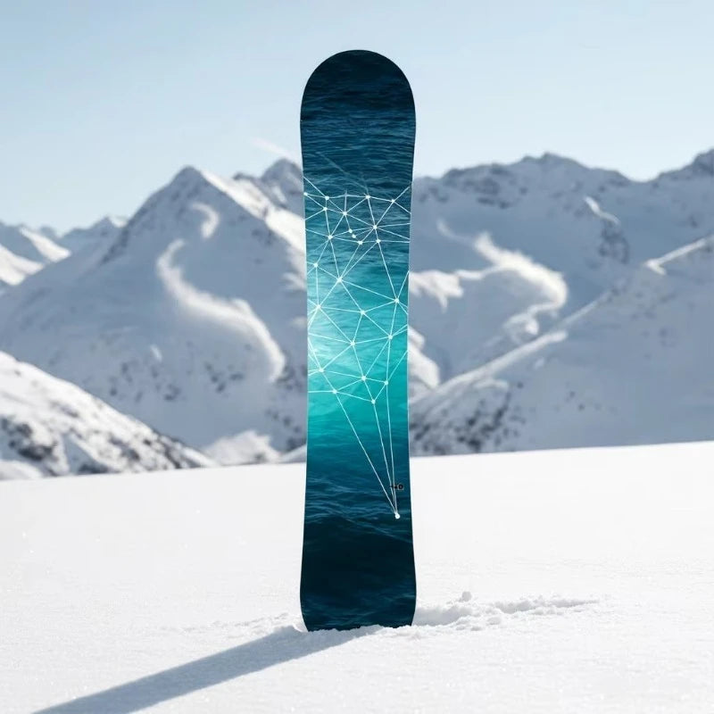 Tabla de Snowboard para Adultos Más Vendida, Diseño Personalizado de Fibra de Carbono, Acero Inoxidable y Fibra de Vidrio, para Todas las Estaciones
