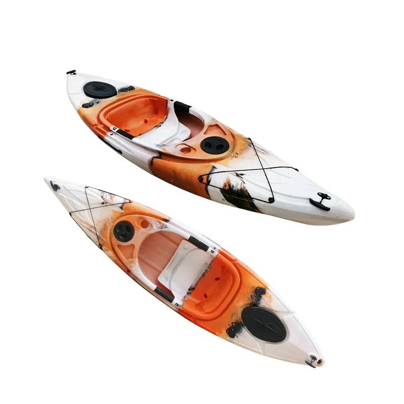 Kayak de Pesca Oceánica Económico de 3.08M (10 pies) Rotomoldeado, Canoa Individual con Remo