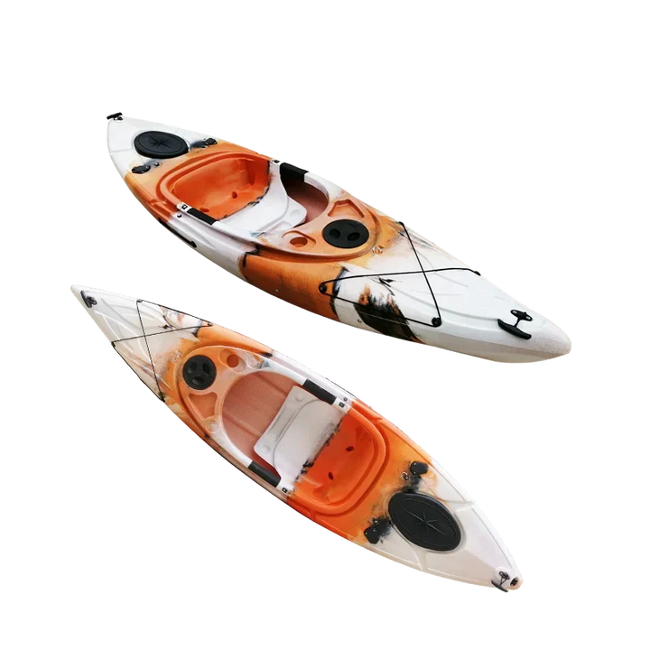 Kayak de Pesca Oceánica Económico de 3.08M (10 pies) Rotomoldeado, Canoa Individual con Remo