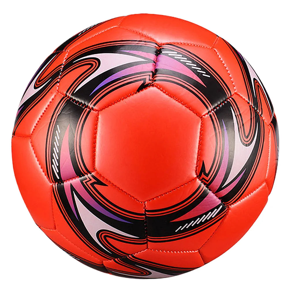 Balón de Fútbol Cosido a Máquina Tamaño 5, Balón de Fútbol Profesional Impermeable con Exterior de PVC para Partidos Deportivos