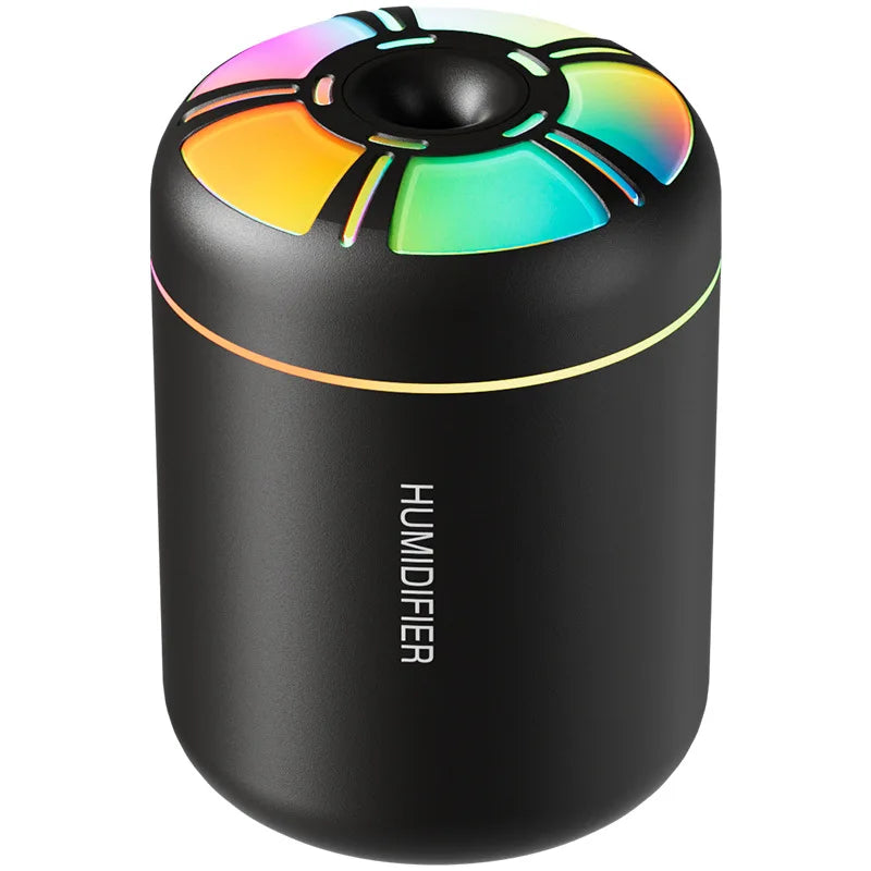 Mini humidificador de aire eléctrico de 180ML, difusor de Aroma USB, purificador de aceites esenciales, luces de Color de aromaterapia para coche, hogar y dormitorio