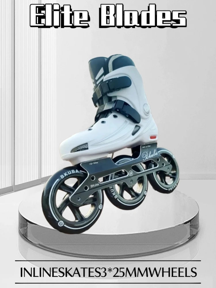 Patines de velocidad en línea de 3 ruedas, diseñados para carreras y para niños, ideales para practicar deportes en interiores y exteriores.