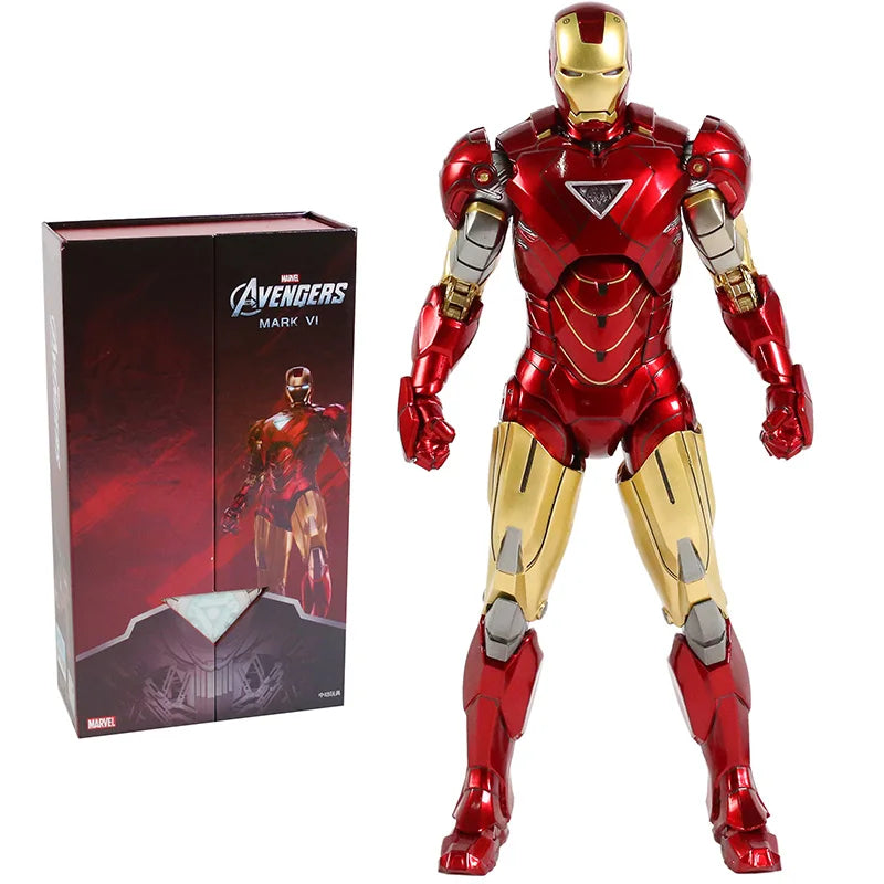 ZD Toys Iron Man 3 MK 22 24 35 41 47 figura de acción de PVC juguete de modelos coleccionables