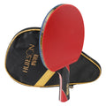 Raqueta de Tenis de Mesa HuIESon Oficial de 3/5 Estrellas, Raqueta Profesional de Entrenamiento de Carbono para Tenis de Mesa