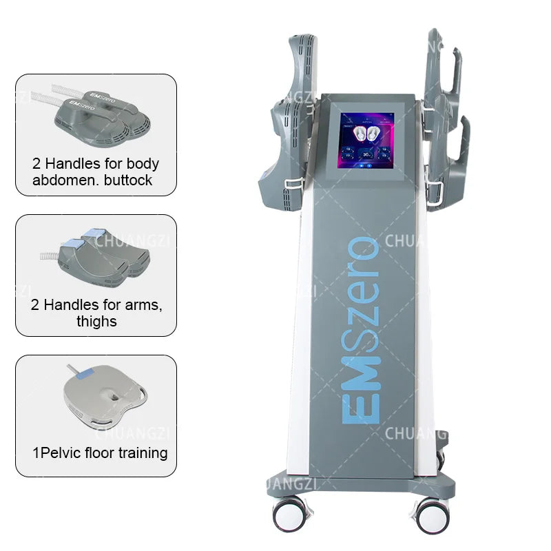 EMSZERO PRO 6500W NEO máquina de adelgazamiento EMS + EMS/EMT/RF Nova escultura corporal EMS salón de Estimulador muscular pélvico