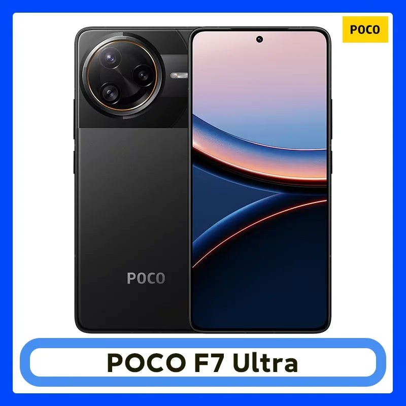 Versión Global POCO F7 Ultra Snapdragon 8 Elite Pantalla AMOLED de 6.67" Triple Cámara de 50MP Teléfono móvil con HyperCharge de 5300mAh y 120W