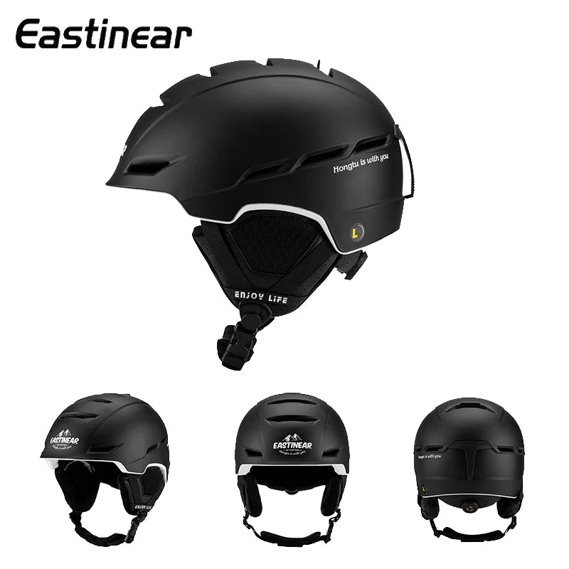Nuevo casco de esquí unisex de Eastinear, equipo de seguridad de esquí deportivo profesional para adultos al aire libre, casco de esquí de tabla simple y doble