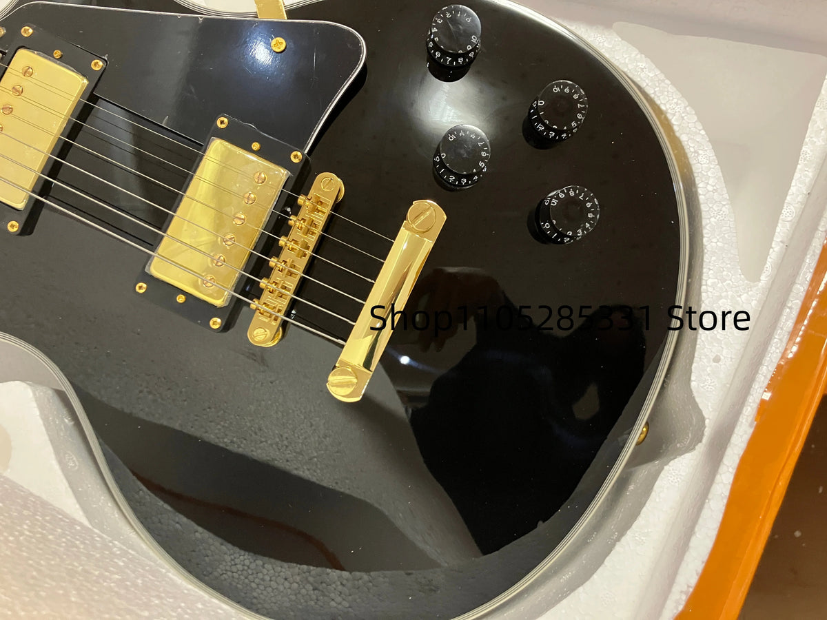 A-25-35 días Delivey) guitarra eléctrica, herrajes cromados, cuerpo de caoba, diapasón de palisandro, guitarra AC0087