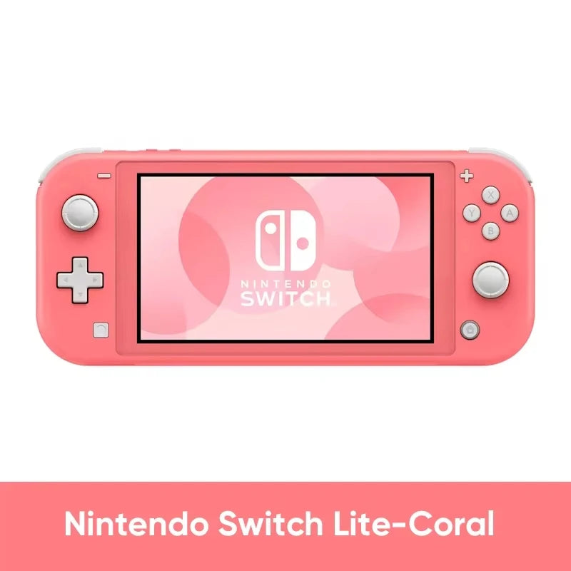 Consola de juegos portátil Nintendo Switch Lite, ligera y portátil, controles integrados, disponible en varios colores