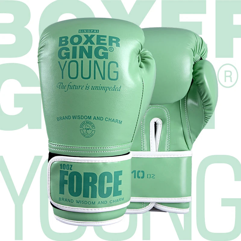 LASTSTAND-guantes de boxeo para hombre y mujer, manoplas de cuero de microfibra para entrenamiento en gimnasio, Equipo de Boxeo, venta al por mayor, 8-12 OZ