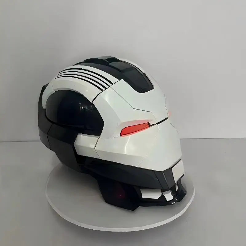 Casco de Iron Man Mk5 Usable, Cañón de Brazo del Duende Verde de Bumblebee, Juguete de Rol para Fans, Figuras de Acción, Regalos Coleccionables