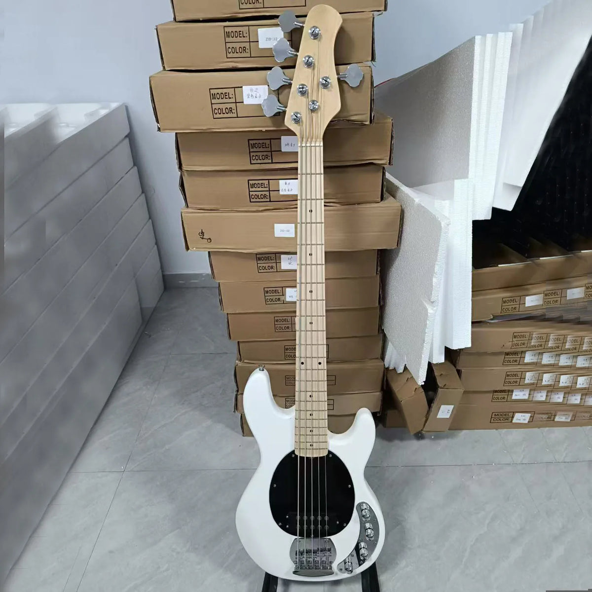 Bajo con pastilla Humbucker de 5 cuerdas, bajo de alta calidad, bajo eléctrico activo, 22 trastes, 2v2t