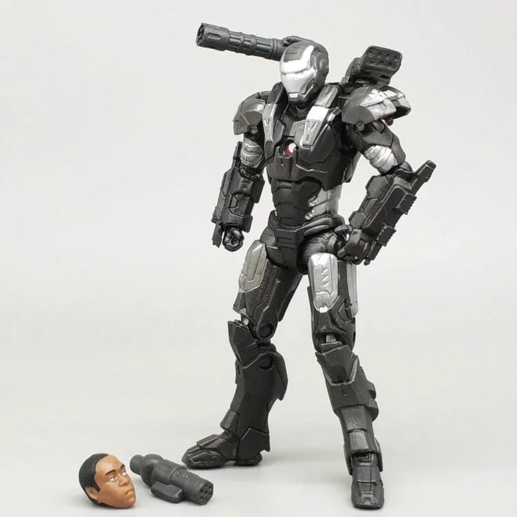 Marvel-figura de acción de Iron Man, modelo de máquina de guerra de 3,75 pulgadas, modelo de los vengadores, juguetes, regalos, estatuas de Anime, colecciones de estatuillas