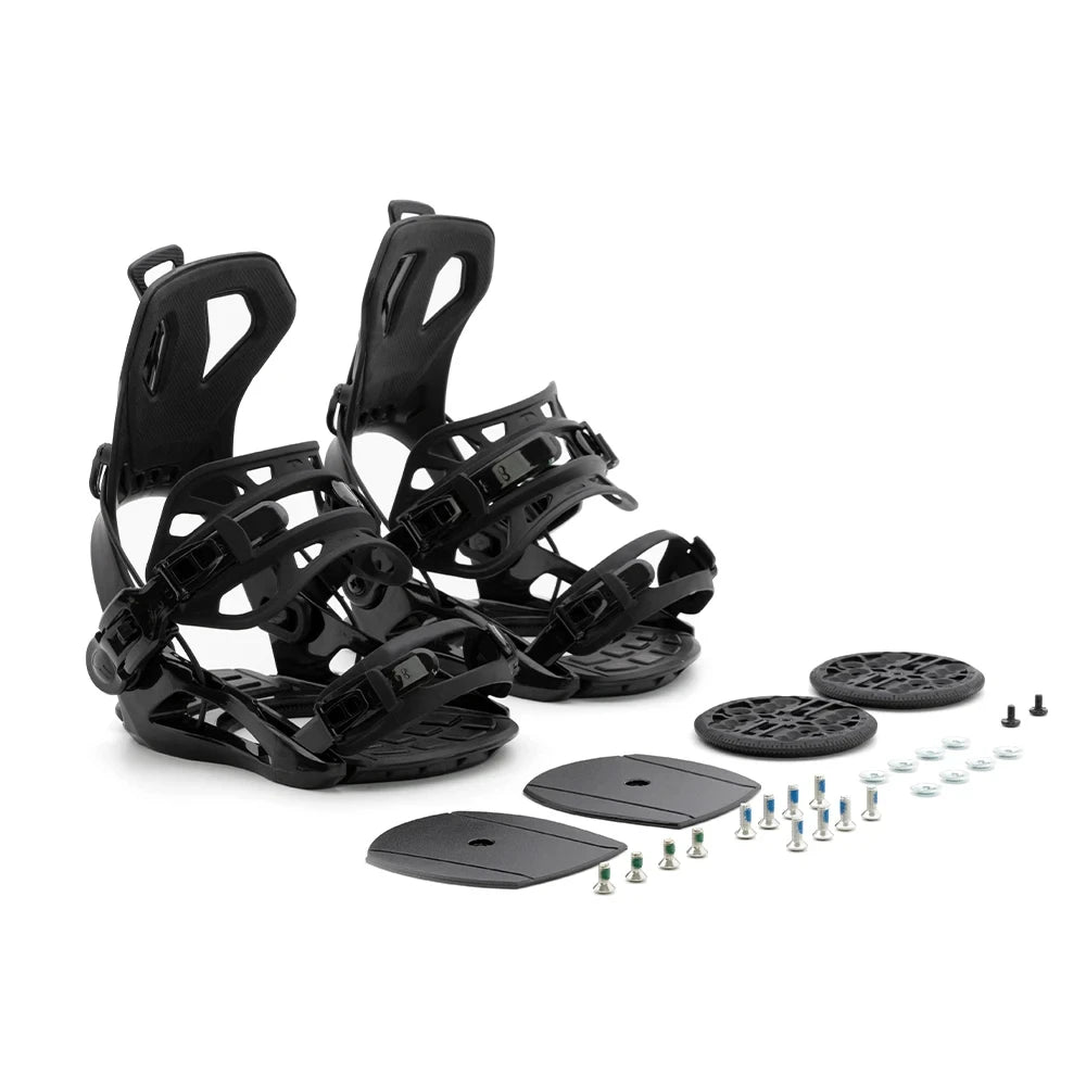 Fijaciones de Snowboard Tradicionales para Hombre y Mujer, con Sistema de Cordones y Bolsas para Botas, para Snowboard Freestyle