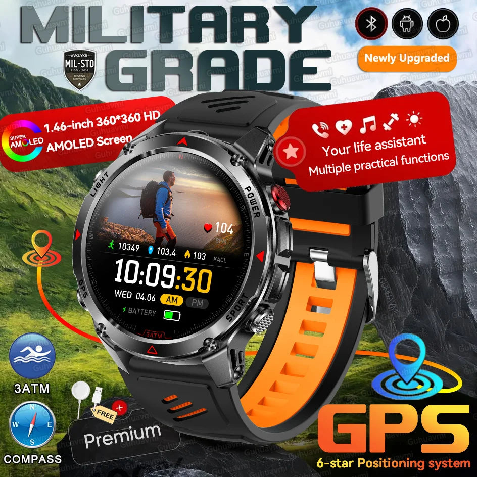 Reloj inteligente con GPS Forerunner 570, sumergible 3ATM, pantalla AMOLED, GNSS multibanda, brújula, altímetro, linterna, reloj deportivo inteligente para hombre